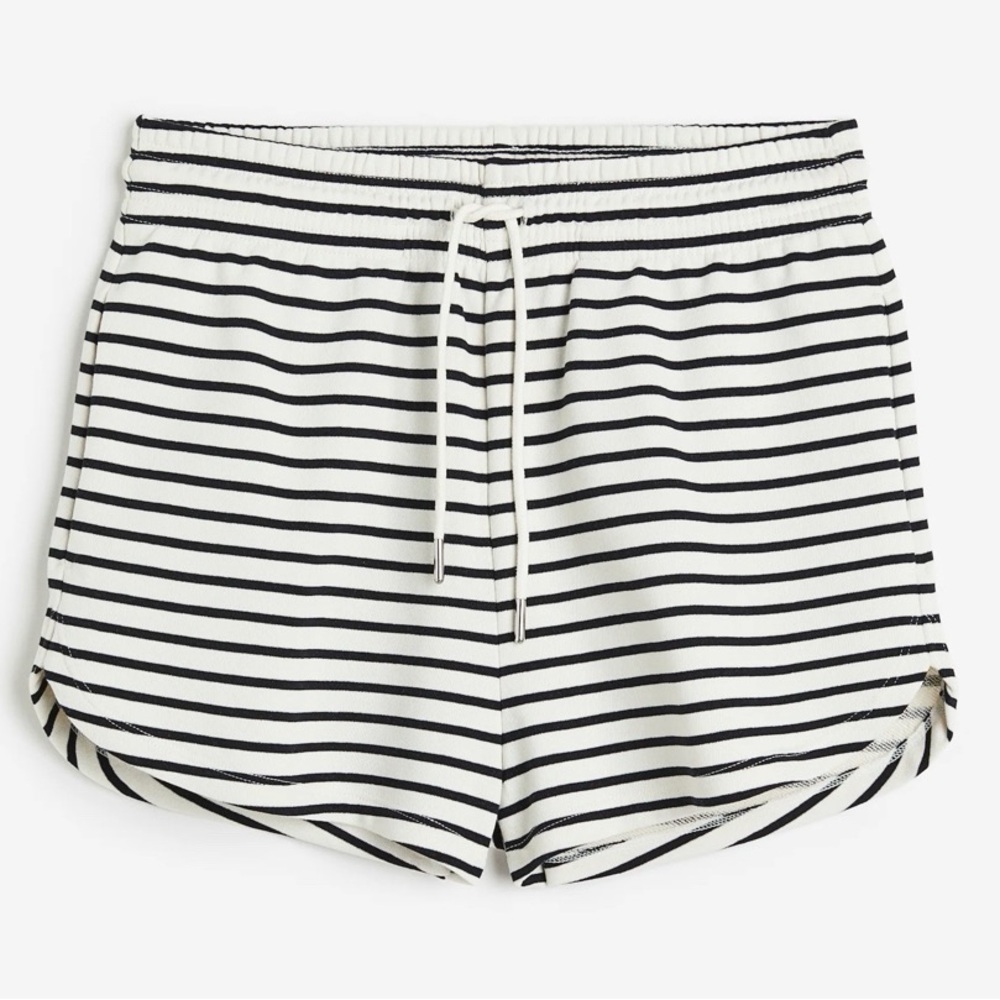 H&M Striped Drawstring Shorts – Size Large